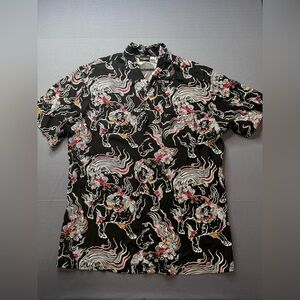 Vintage y2k guess button up shirt medium #1155